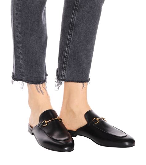 gucci women's shoes gucci princetown stores|Gucci princetown leather slipper women.